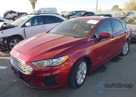 2019 Ford Fusion Hybrid Se z USA, uszkodzony, nr VIN 3FA6P0LU3KR225722